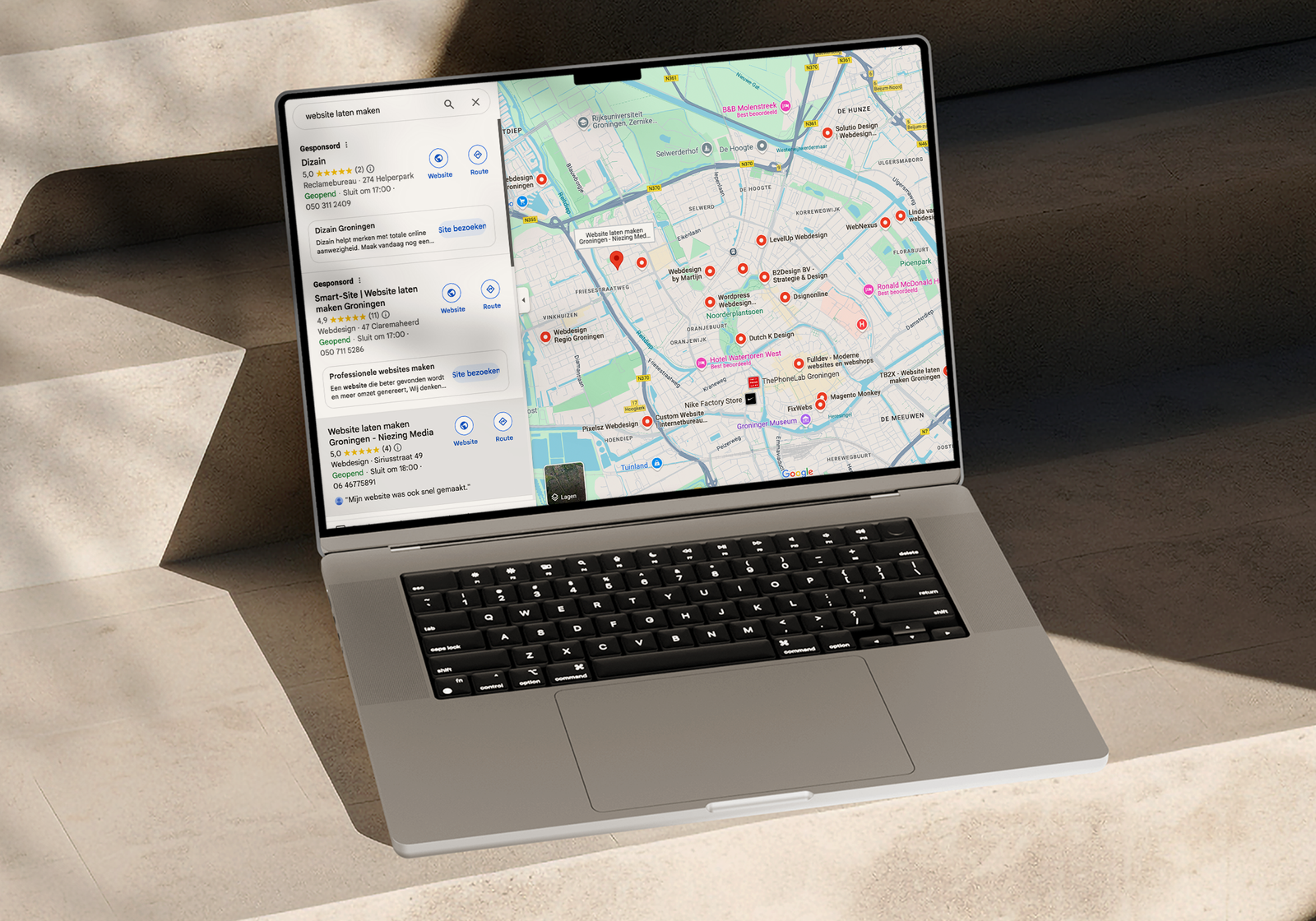 Website<br> Vindbaarheid